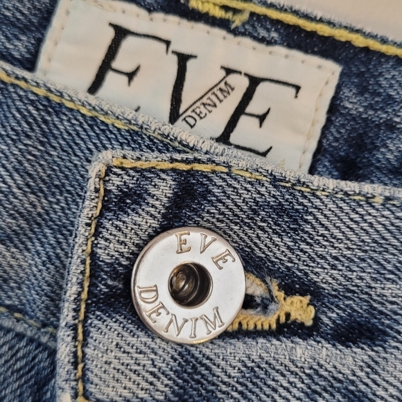 Eve Denim The Juliette High Rise Straight Leg Jeans - Size 25 - Picture 12 of 15